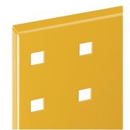 RasterPlan Lochplatte RAL 1006 2.000 x 450 mm